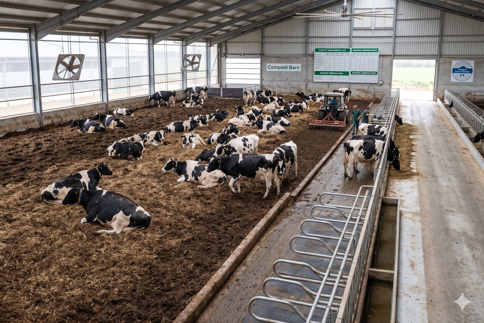 Projetos de Compost Barn Free Stall